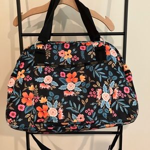 Limited edition LeSportsac x Rifle Paper Co weekender bag